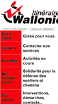 Mobile Screenshot of itineraireswallonie.be